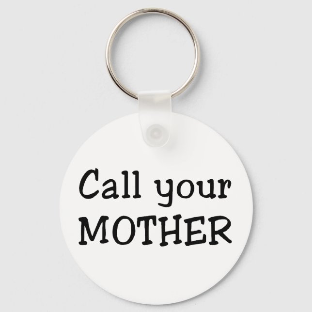 Llavero Llama a tu madre (Anverso)