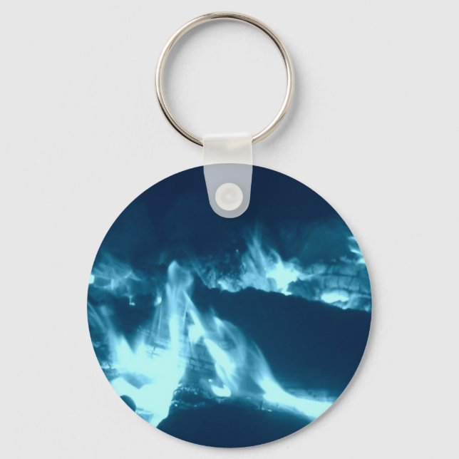 Llavero Llama azul (Anverso)