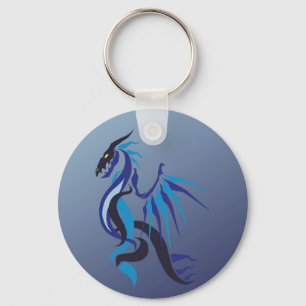 Llavero Llama del dragón azul