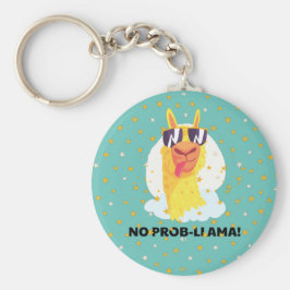 Llavero Llama Divertida Llama Lindo con Estrellas Sin Prob