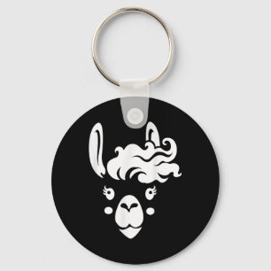 Llavero Llama Face Eyelashes Halloween Costume Hairstyle