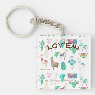 Llavero "¡Llama Lover!"