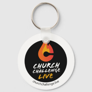 Llavero Llama Naranja del Reto de la Iglesia