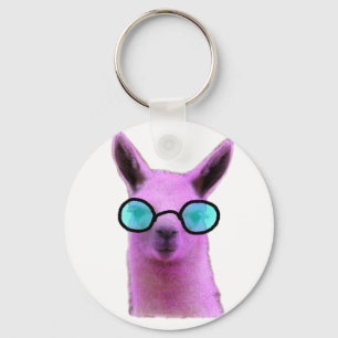 Llavero Llama rosa Guay!