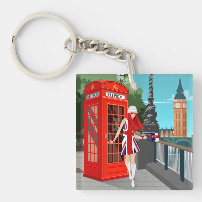 Llavero Llamada de Londres (Frente)