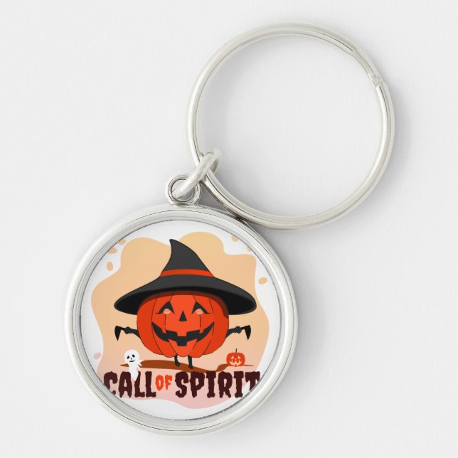 Llavero Llamado de Espíritu de Halloween (Frente)