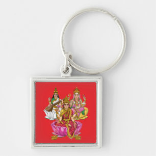 Llavero Llamador Lakshmi Ganesha