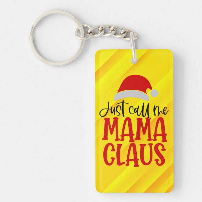 Llavero Llámame Mamá Claus-56275 (Frente)