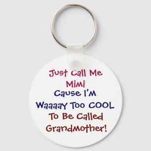 Llavero Llámame Mimi Guay Abuela Keychain