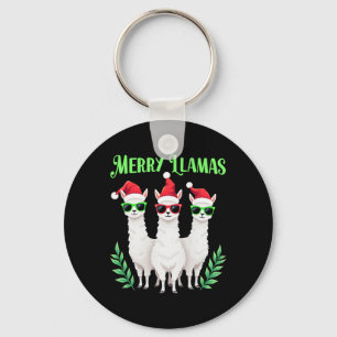Llavero Llaman a fiesta animal Navidades graciosos de merr