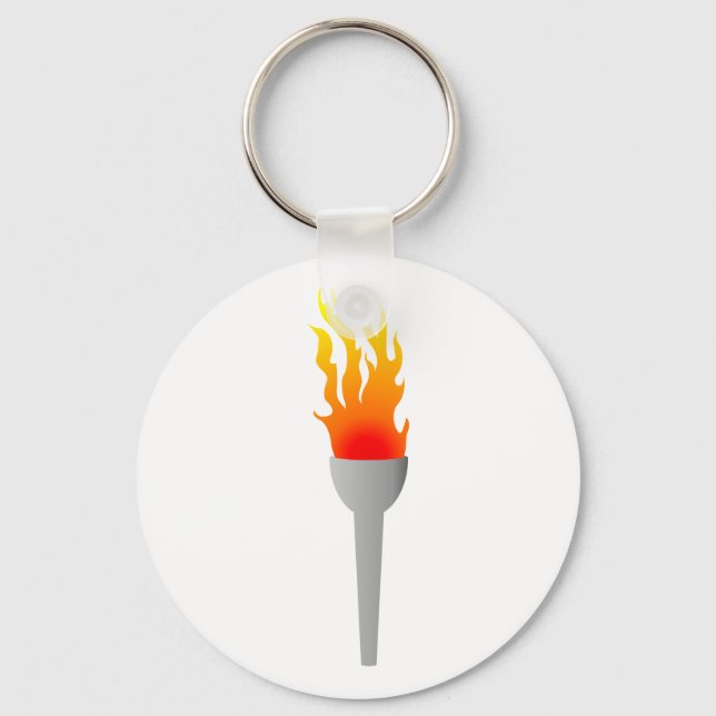 Llavero Llamas antorcha de flames torch (Anverso)