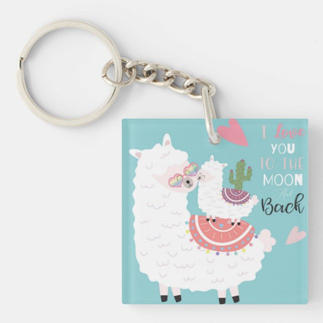 Llavero Llamas cute (Frente)