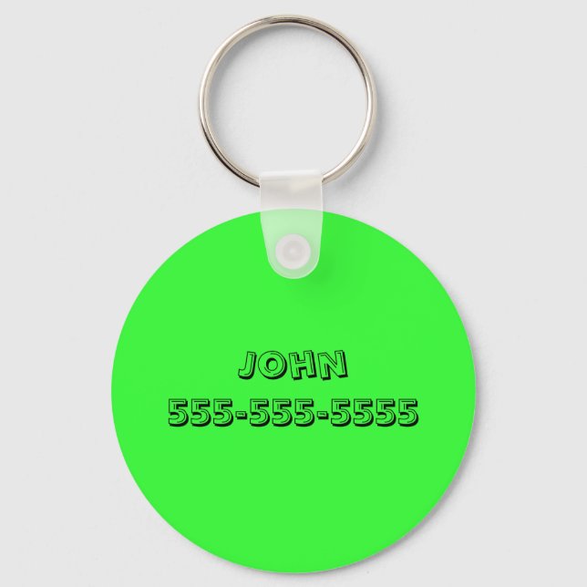 Llavero Llame a Keychain (Anverso)