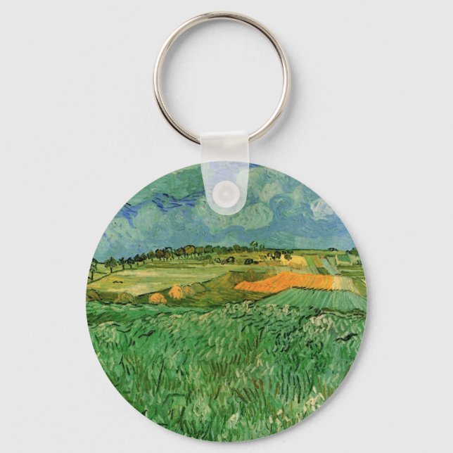 Llavero Llanta cerca de Auvers por Vincent van Gogh (Anverso)