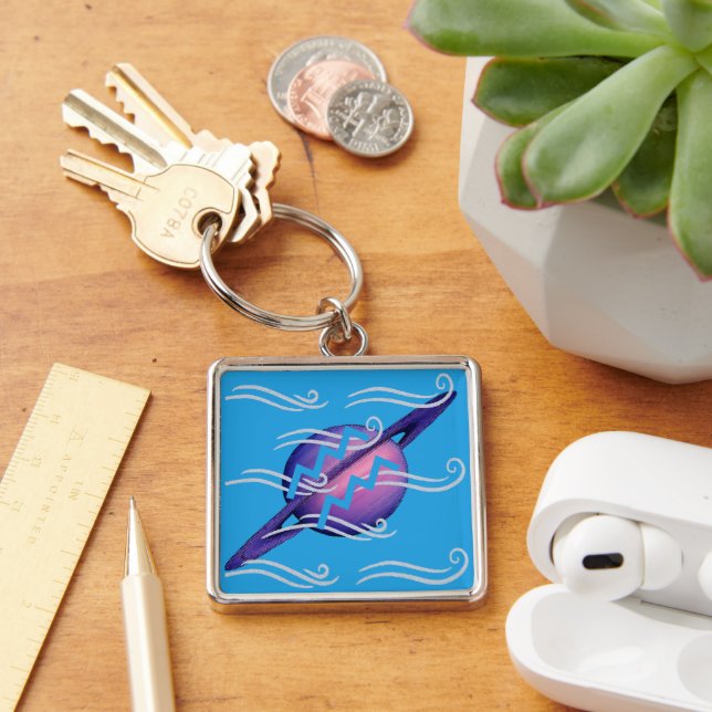 Llavero Llave Acuario (Escritorio )