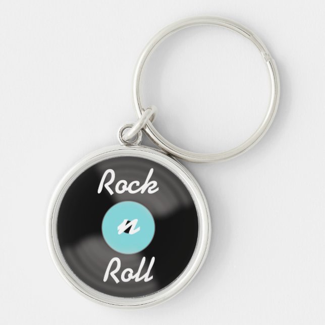 Llavero Llave Cadeau Disco de Rock n Roll (Frente)