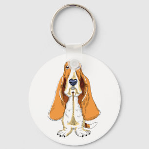 Llavero Llave Cadenita Perro Cachorro Basset Hound