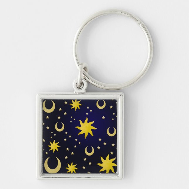 Llavero Llave celestial oscura (Frente)
