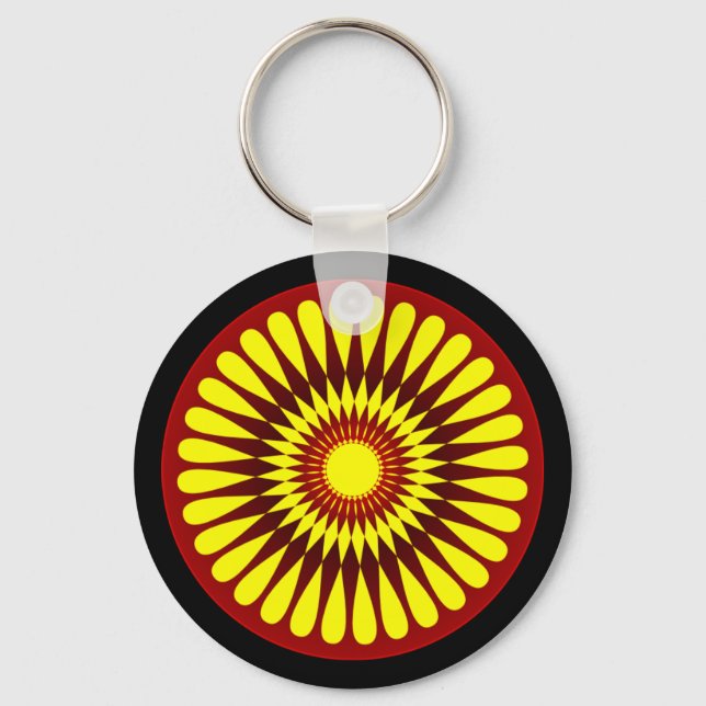 Llavero Llave chakra (Anverso)