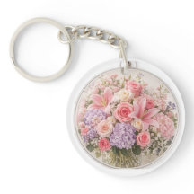 Llave Colgante Floral Bloom Con Amabilidad