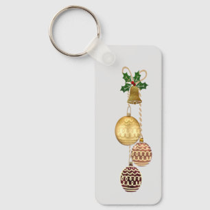 Llavero Llave con Adornos de Oro