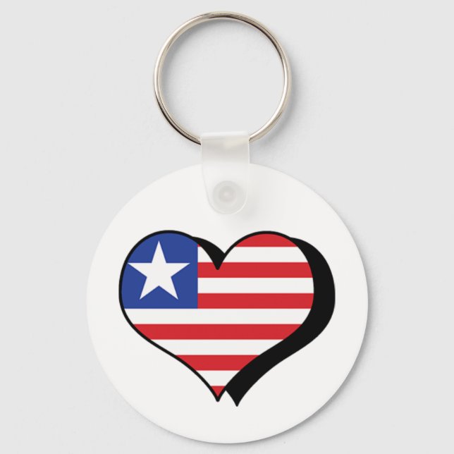 Llavero Llave de Amor a Liberia (Anverso)