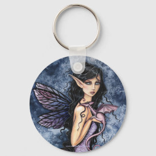 Llavero Llave de arte de dragón de hadas góticas de Molly