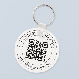 Llavero Llave de cadena con código QR cargado