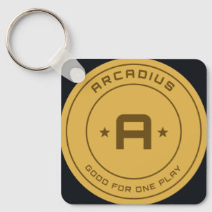 Llavero Llave de cadena con token de arcade Arcadius