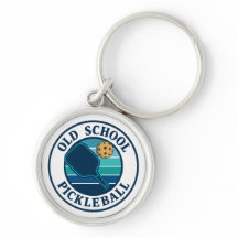 Llave de Cadena de Pickleball de la Vieja Escuela