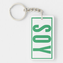 Llavero Llave de casa del recordatorio diario