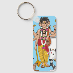 Llavero Llave de Dattatreya