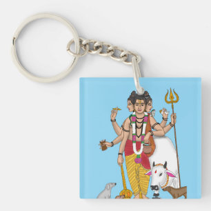 Llavero Llave de Dattatreya