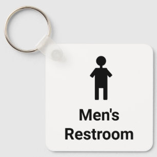 Llavero Llave de devolución al suite para hombres Baño de 