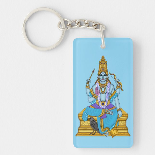 Llavero Llave de Lord Shani Dev (Frente)