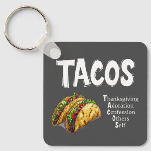 Llavero Llave de oración TACOS