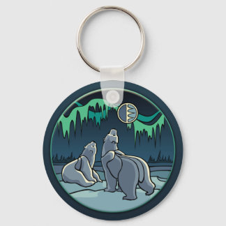 Llavero Llave de oso polar en cadena Regalos de oso polar