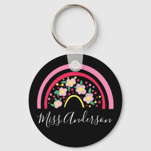 Llavero Llave de regalo personalizada para maestro con arc