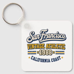 Llavero Llave de San Francisco Vintage Athletic