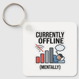 Llavero Llave divertida | Humor de desintoxicación digital