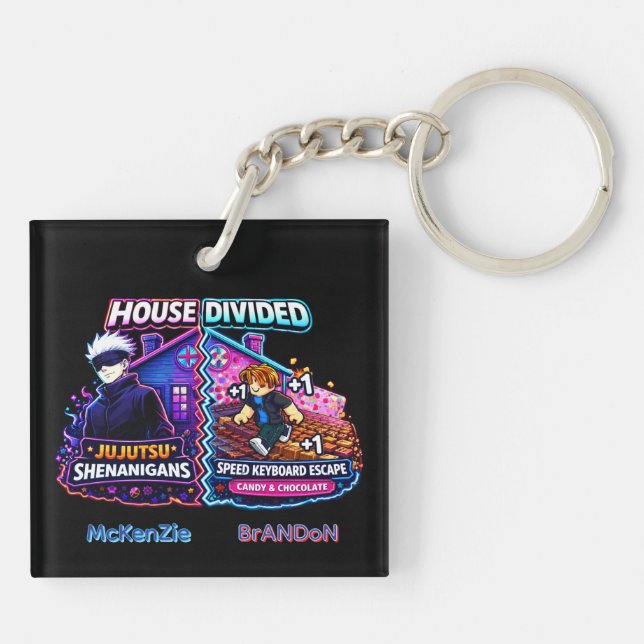 Llavero Llave dividida Jujutsu Shenanigans v Candy Keyboar (Atrás)