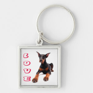 Llavero Llave Doberman Pinscher Cachorro Perro