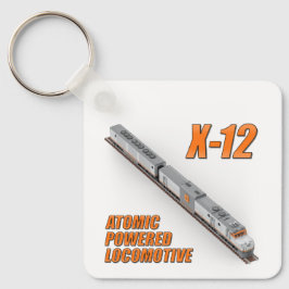 Llavero Llave doble de la locomotora atómica X-12