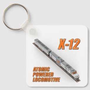 Llavero Llave doble de la locomotora atómica X-12