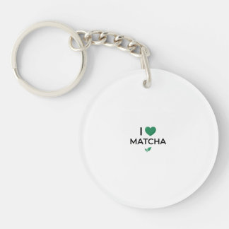 Llavero Llave estética minimalista de Té Verde Matcha