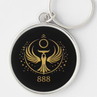 Llavero Llave Gold Phoenix 888 | Sigilo Símbolo Espiritual
