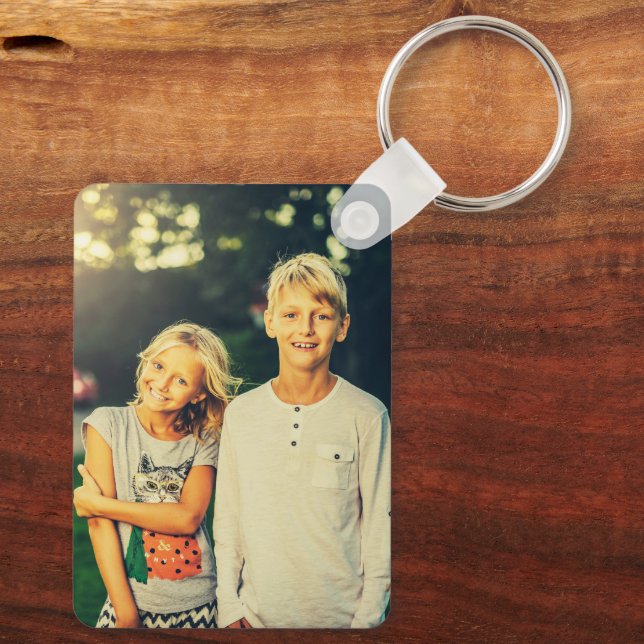 Llavero Llave personalizada con dos fotos (Reverso )