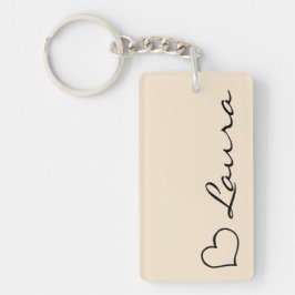 Llavero Llave personalizada con el guión de tu nombre y co