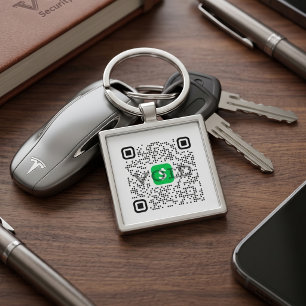 Llavero Llave personalizada de escaneo de Cash App
