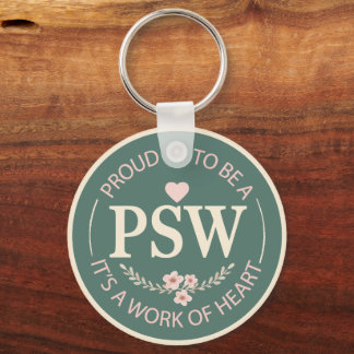 Llavero Llave personalizada de PSW floral